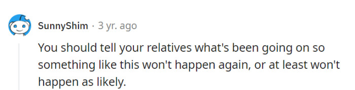 Spill the tea with the relatives and put a stop to surprise acts by 