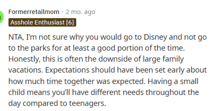This is a good perspective because some proper planning could really help them next time so they aren't wasting their time.