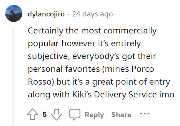 Agree, it’s purely subjective. Maybe the OP really needs to watch it to get the answers.