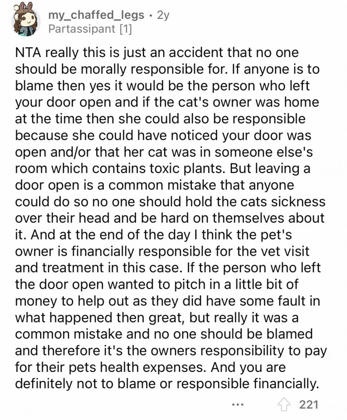 19. That's affiliated with having pets in the house and the importance of pet insurance.