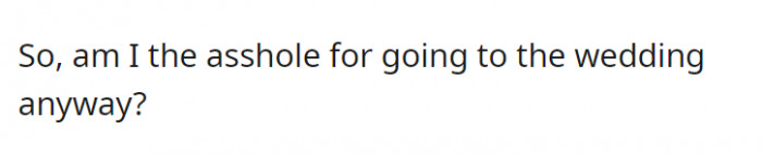 Weird that you even asked, but ask anyway…