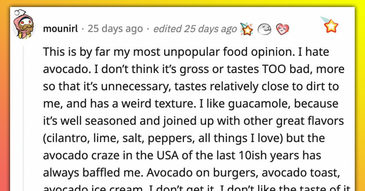 Adults Share The 30 Food Items They Have Hated From A Young Age