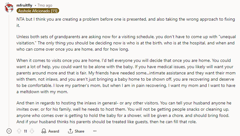 NTA, but I think you are creating a problem before one is presented.