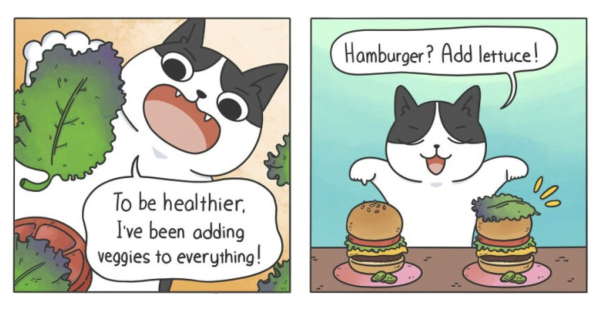 30 Wholesome Comics Showing The Funny Realities of Living With A Cat, As Illustrated By An Artist Online