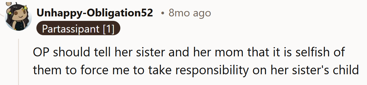 They are being selfish.