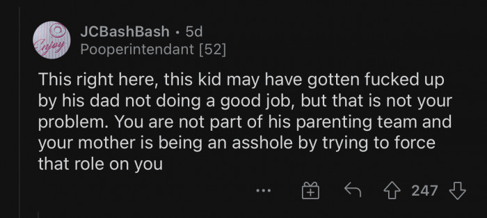 That's not OP's problem to deal with.