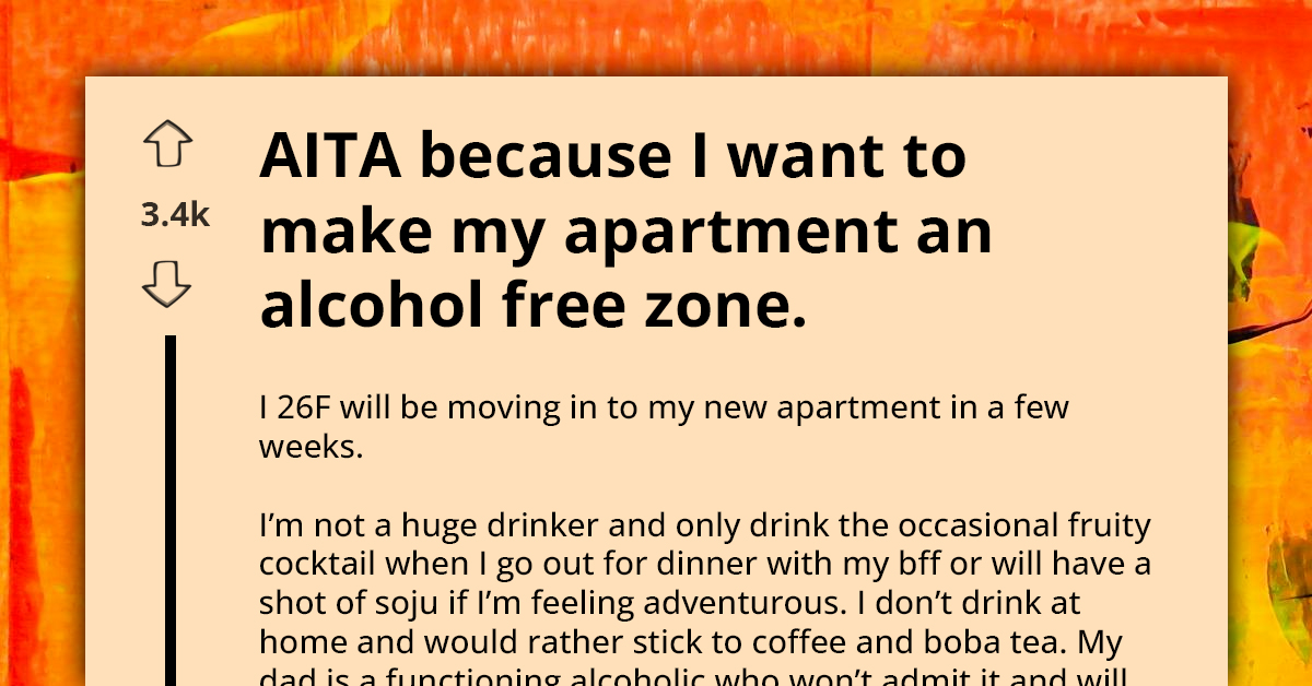 Redditor Chooses Sobriety Despite Family Pressure In Her New Home