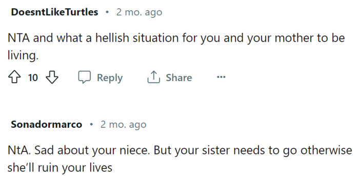 The baby is the true victim here.