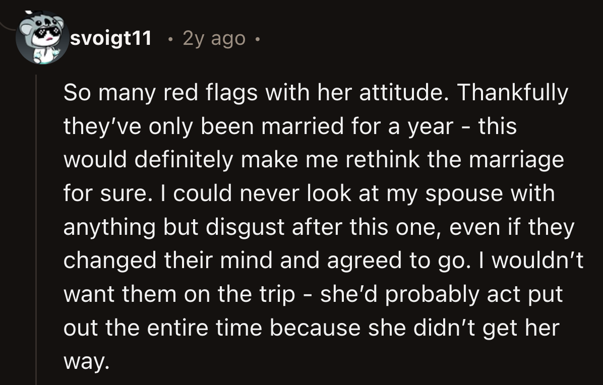 Just imagine how OP's husband felt after this situation revealed who she was. At this point, it would be better if they didn't extend the invitation to OP. She could make the trip all about herself and ruin it for his niece.