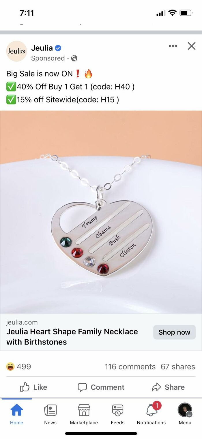 29. When I Saw This Today, I Had To Triple Check That It Wasn’t In My Timeline From This Group. Wow, Look At This Nice Family Necklace