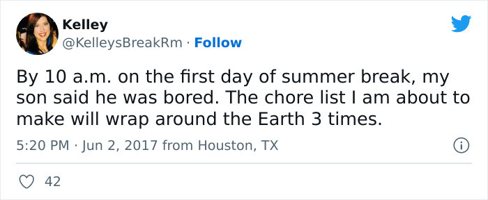 4. Oh, this kid doesn't know what he's in for by saying those words