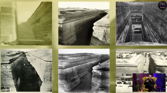 Mystery podcast guests suggest ancient granite chamber could have been a sealed “gateway to the stars” rather than a simple Old Kingdom worksite.