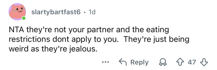 They’re just jealous.