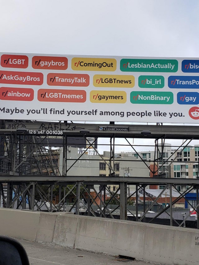 61. We are on a billboard in San Francisco; we did it, Reddit!