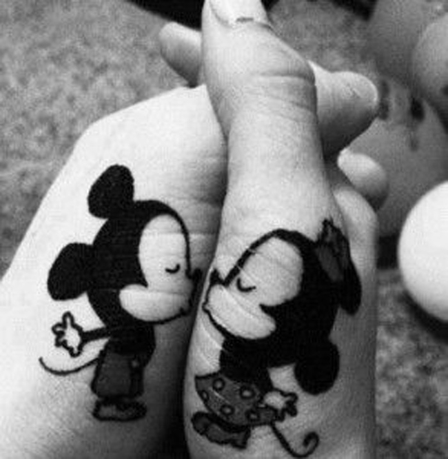 17. They must be lovers of Mickey and Minnie