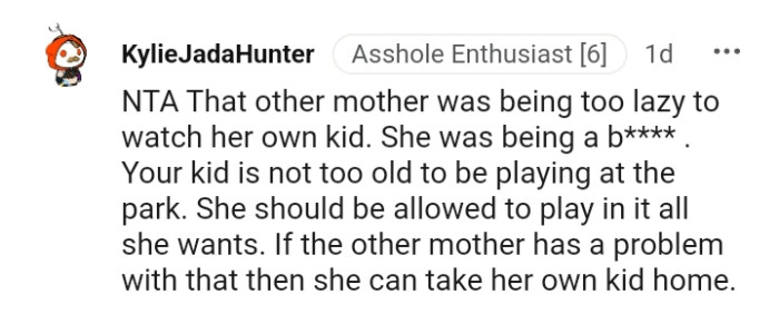 She should be allowed to play in it all she wants