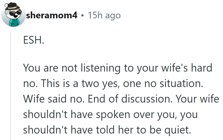 Everyone got a foul here, and the whistle’s loud: no one’s winning this round of Parenting Court.
