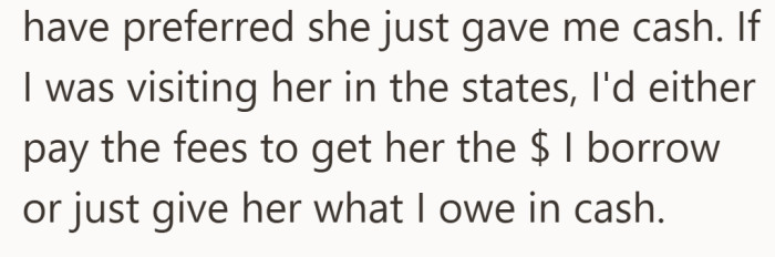 The argument shifts from what happened to what each person believes they would have done.