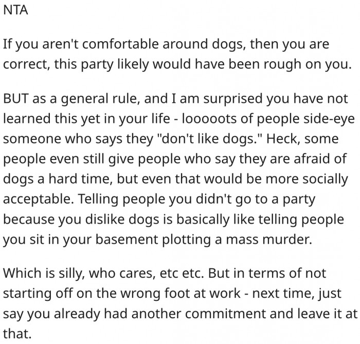 2. Many People Can't Handle the Fact That Not Everyone Likes Dogs.