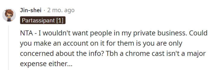 It's either a separate account or a Chromecast.