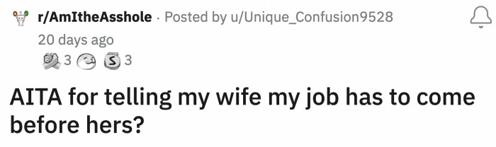 During OP's on call week, OP's wife got a message from her boss to fulfill an 