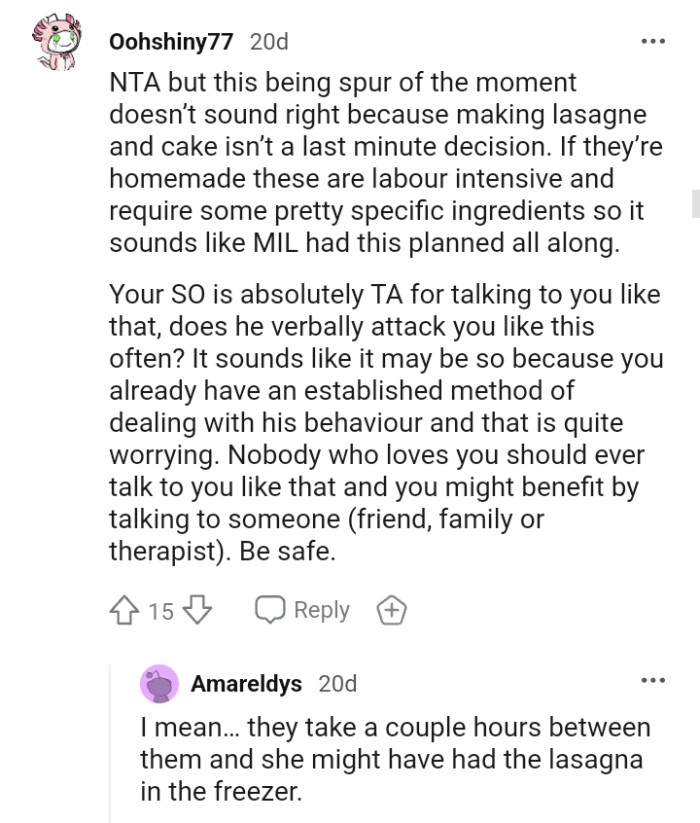 Nobody who loves you should talk to you like that