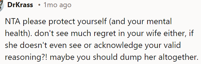 OP should protect himself