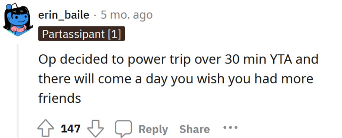 That's some power trip!