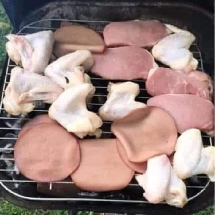I don't know why you'd grill bologna, but also, where is the seasoning on this meat?