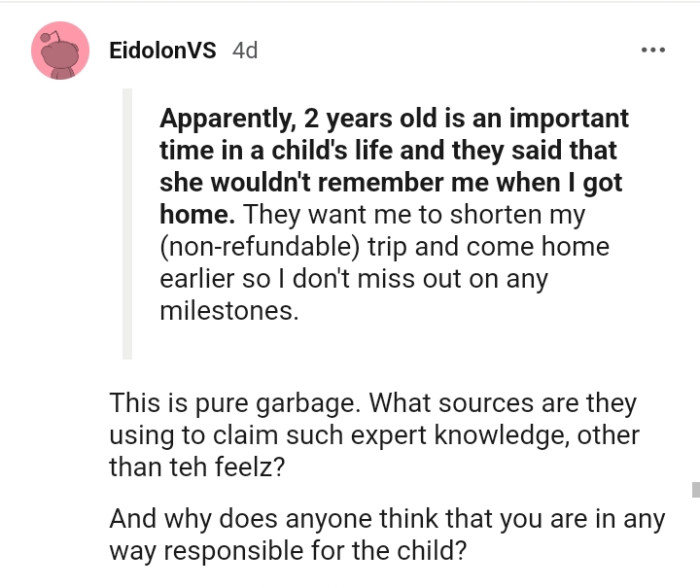 This is a pure garbage theory