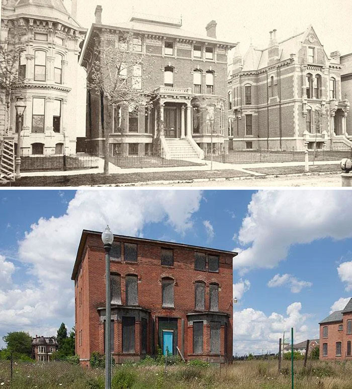 "Detroit, Michigan Before And After"