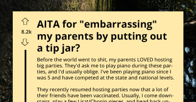 Redditor Shares Parents' Reaction After Monetizing Their Piano Performance