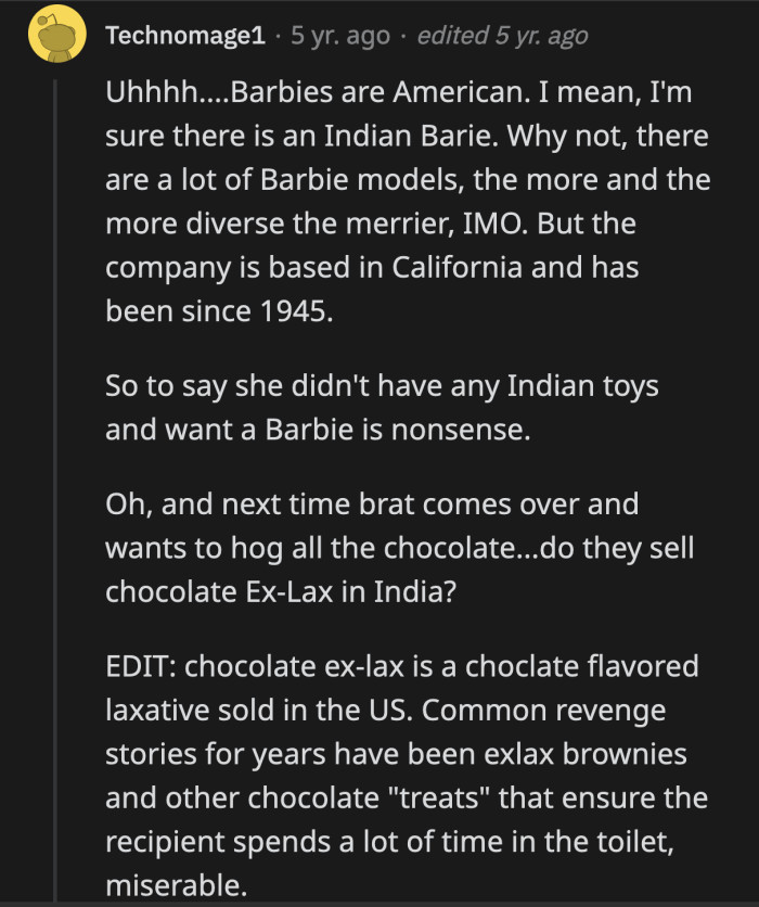 She truly was grasping at any excuse to steal everything from a child.