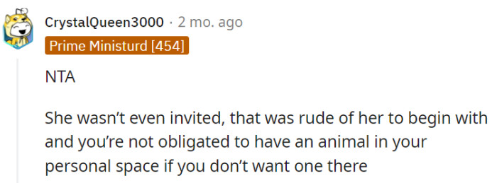 No RSVP, no service dog, no problem!