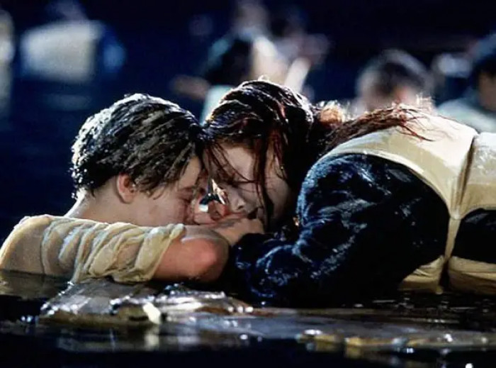 10. When Rose wakes up in the middle of the ocean and realizes Jack has already frozen to death in Titanic.