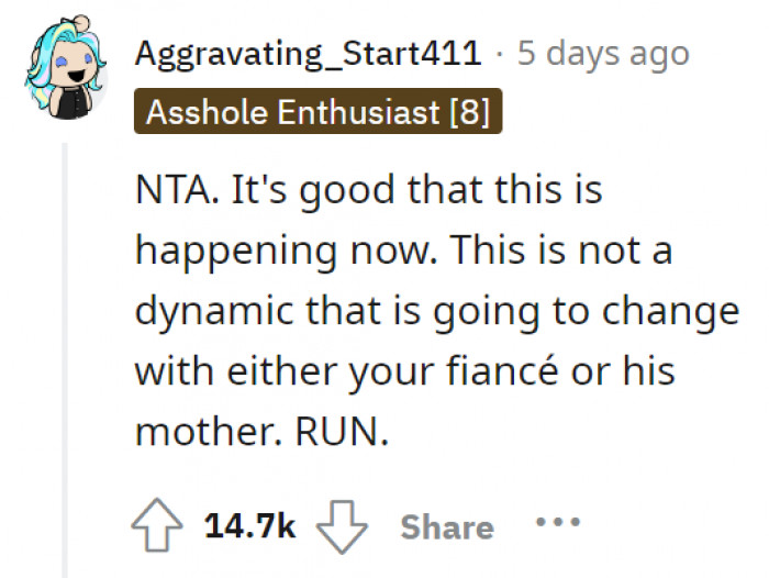 The earlier she (OP) gets out of this, the better.