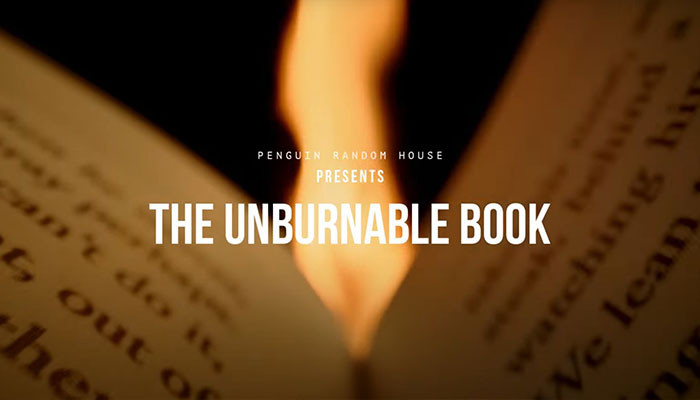 But this is the first time the book actually cannot be burned