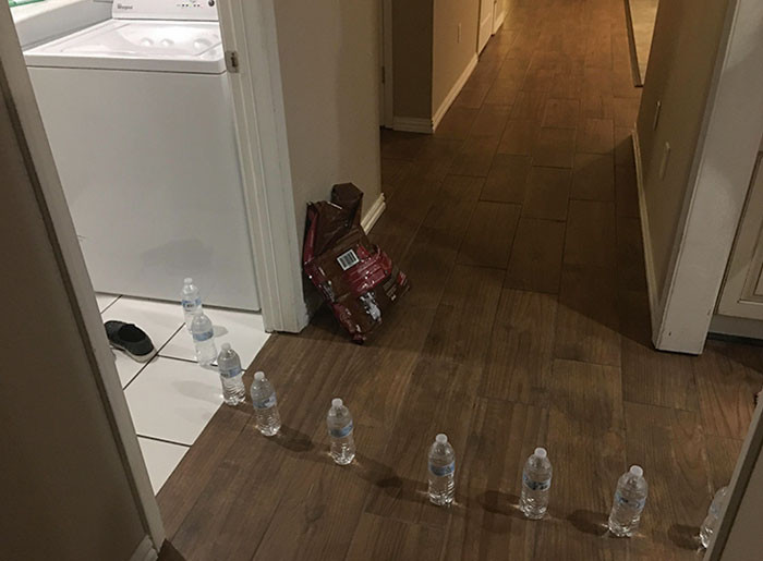 20. These kids pranked their mom by telling her there was water coming from the washer.