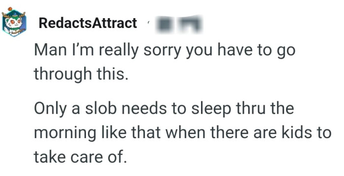 Sleeping through the morning