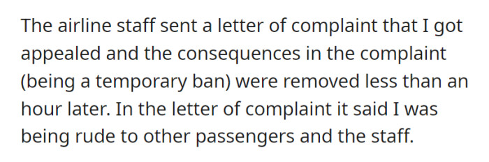 Despite everything that has happened, however, he still stands by his remark, even blaming the “fat guy’s” alleged lack of discipline and the airline’s supposed “s*itty” booking system.