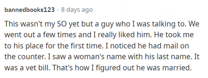 #13 Good thing you saw the mail girl.