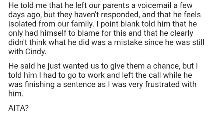 OP, However, Is Unwilling to Accept the New Girl into Their Family