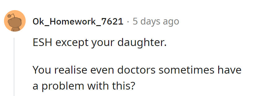 Everyone shares, except the needle-shy doc! Looks like even the pros get a jab of fear.