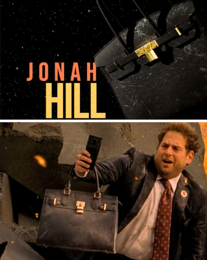 12. In the Don’t Look Up closing credits, Jonah Hill’s character's bag is floating in space. However, it was actually in the character’s hand in the next scene.