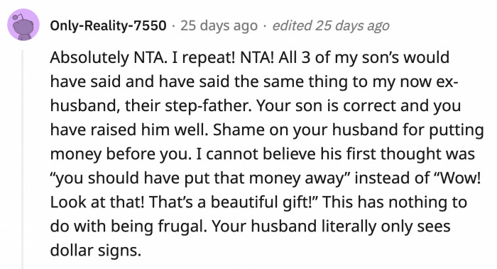 If Jeremy doesn't get his act together, he will soon find himself gifting nothing to nobody