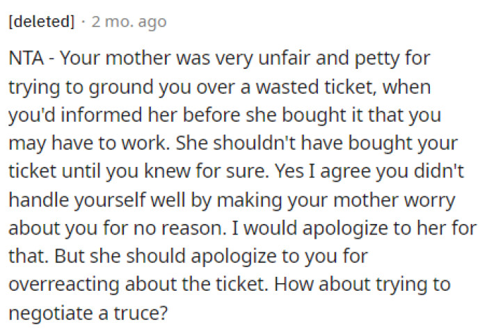 Clearly many of the comments were in the same kind of tone because everyone felt the same way about OP's situation.