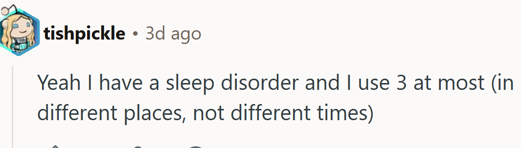 People with sleep disorders say: