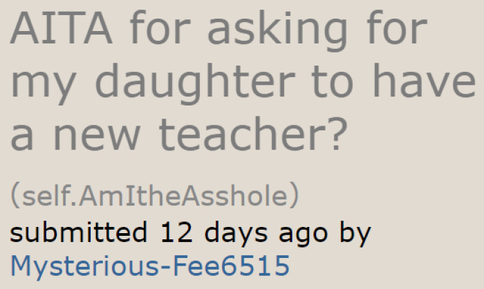 After what happened, a concerned mom just doesn't want her daughter in a bully teacher's class.