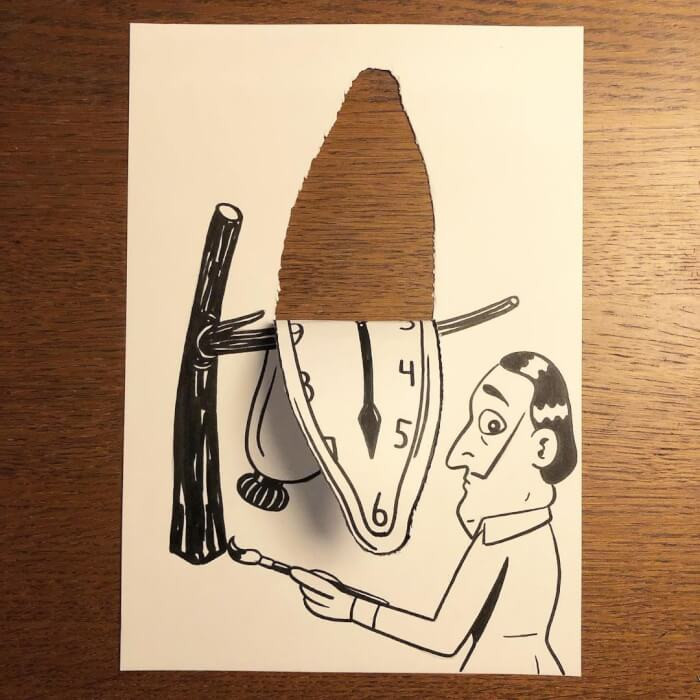 22. Art can bend time.