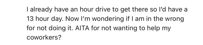 OP Refused to Give In, but She Has Been Feeling Guilty Ever Since